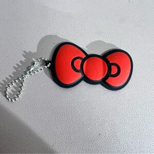 Hello Kitty SANRIO 2025 Keychain Red Bow Charm‎ Japan Anime Cat